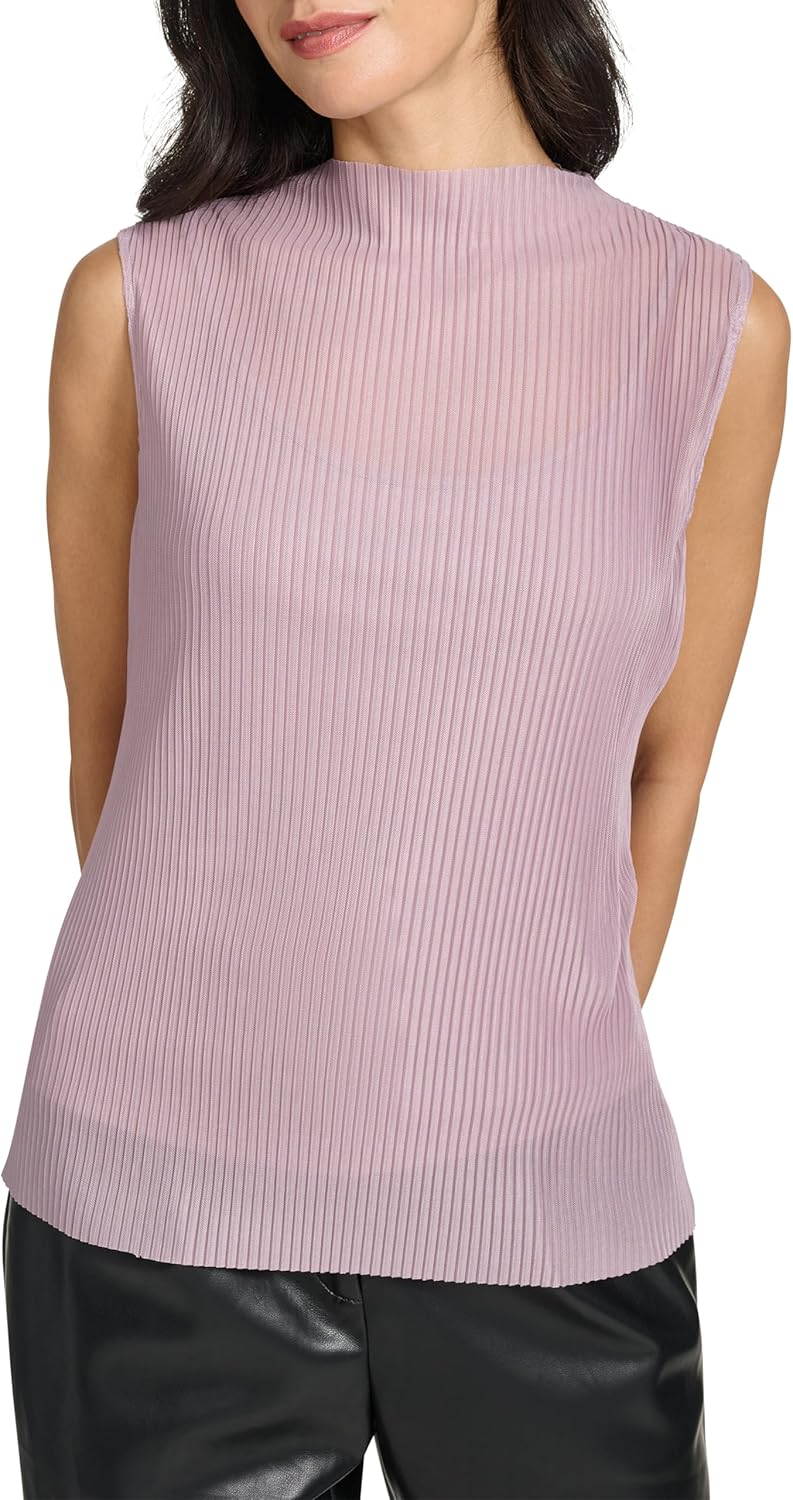 Женский топ без рукавов Calvin Klein с воротником-стойкой, Lvnder Frost
Женский топ без рукавов Calvin Klein с воротником-стойкой, Lvnder Frost