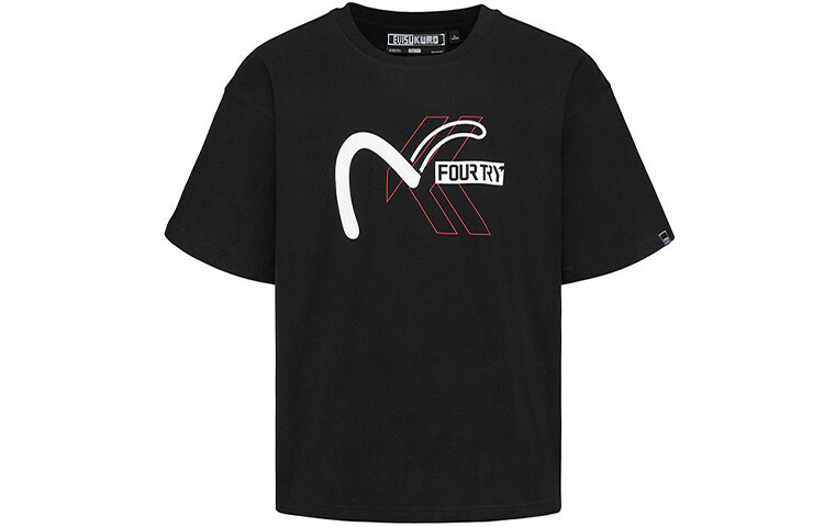 Футболка Fourtry X мужская черная Evisu, черный
Футболка Fourtry X мужская черная Evisu, черный