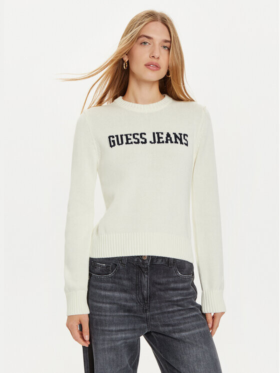 Свитер обычного кроя Guess Jeans, белый
Свитер обычного кроя Guess Jeans, белый