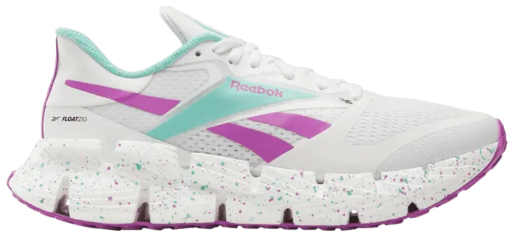 Кроссовки Reebok FloatZig 1 'White Aqua Purple Rave', белый
Кроссовки Reebok FloatZig 1 'White Aqua Purple Rave', белый