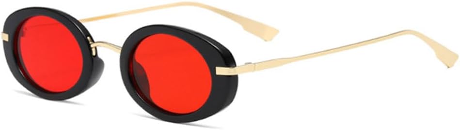 Ретро-панк мужские овальные солнцезащитные очки для женщин, модные прозрачные линзы цвета океана, защита от УФ-излучения UV400, трендовые мужские солнцезащитные очки MTZJH, Black Red
Ретро-панк мужские овальные солнцезащитные очки для женщин, модные прозрачные линзы цвета океана, защита от УФ-излучения UV400, трендовые мужские солнцезащитные очки MTZJH, Black Red