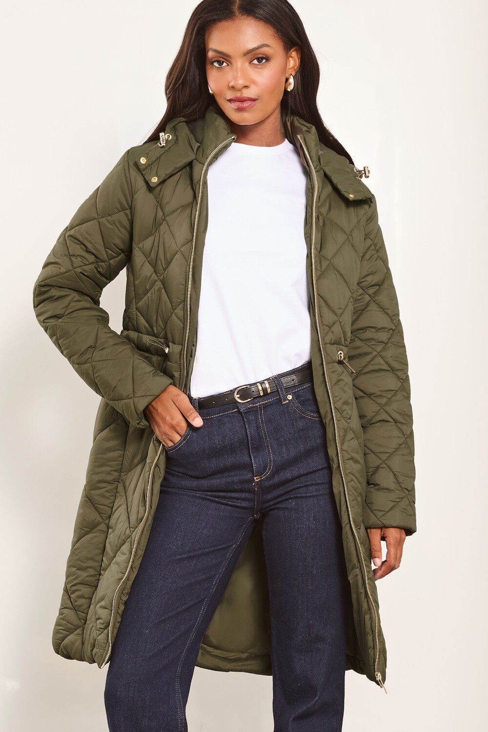 Стеганое пальто, устойчивое к дождю Lipsy, зеленый
Стеганое пальто, устойчивое к дождю Lipsy, зеленый