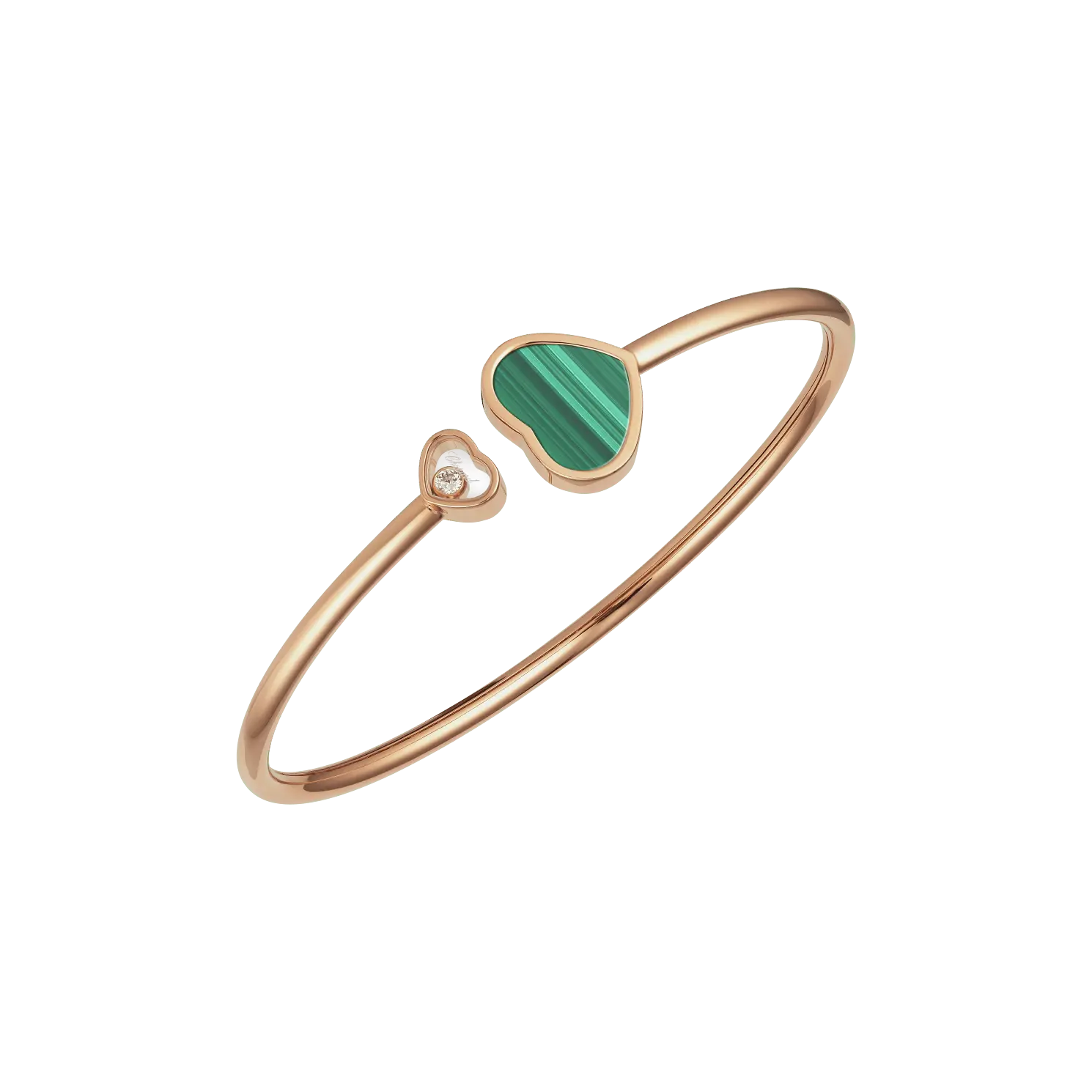 Браслет Chopard Happy Hearts - Браслет, розовое золото, бриллиант, малахит
Браслет Chopard Happy Hearts - Браслет, розовое золото, бриллиант, малахит