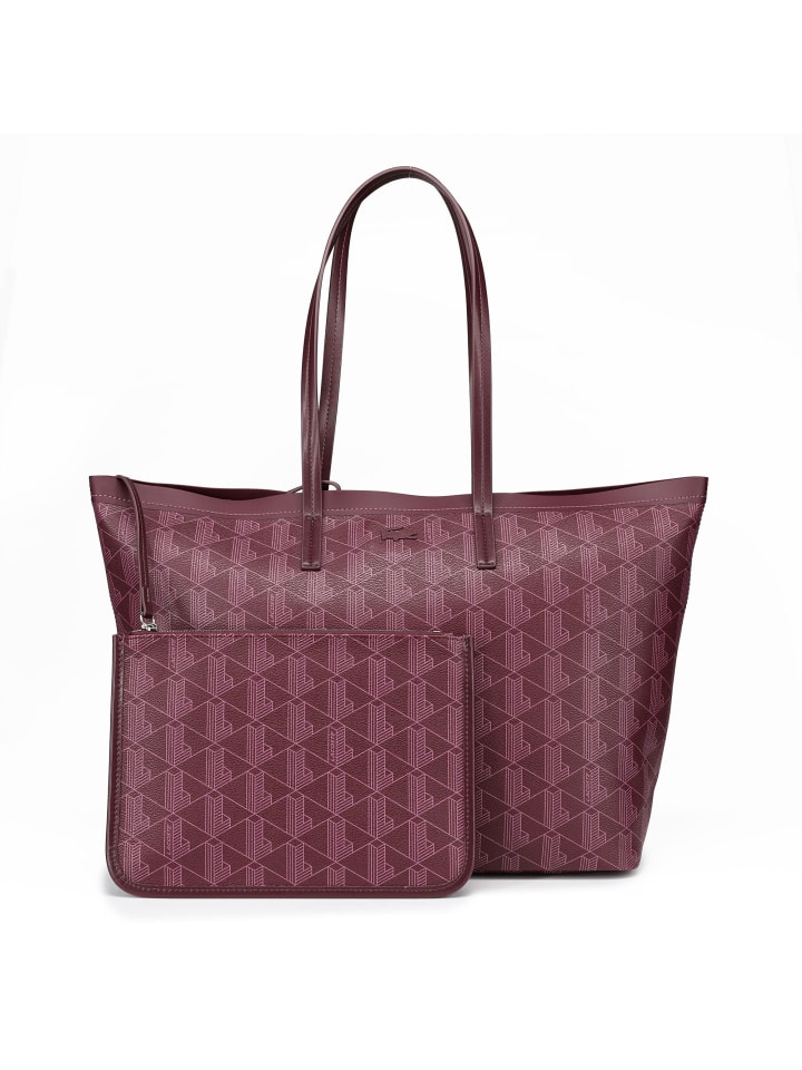 Сумка-шоппер Zely Monogram 37 см из чернослива с монохромным принтом Lacoste
Сумка-шоппер Zely Monogram 37 см из чернослива с монохромным принтом Lacoste