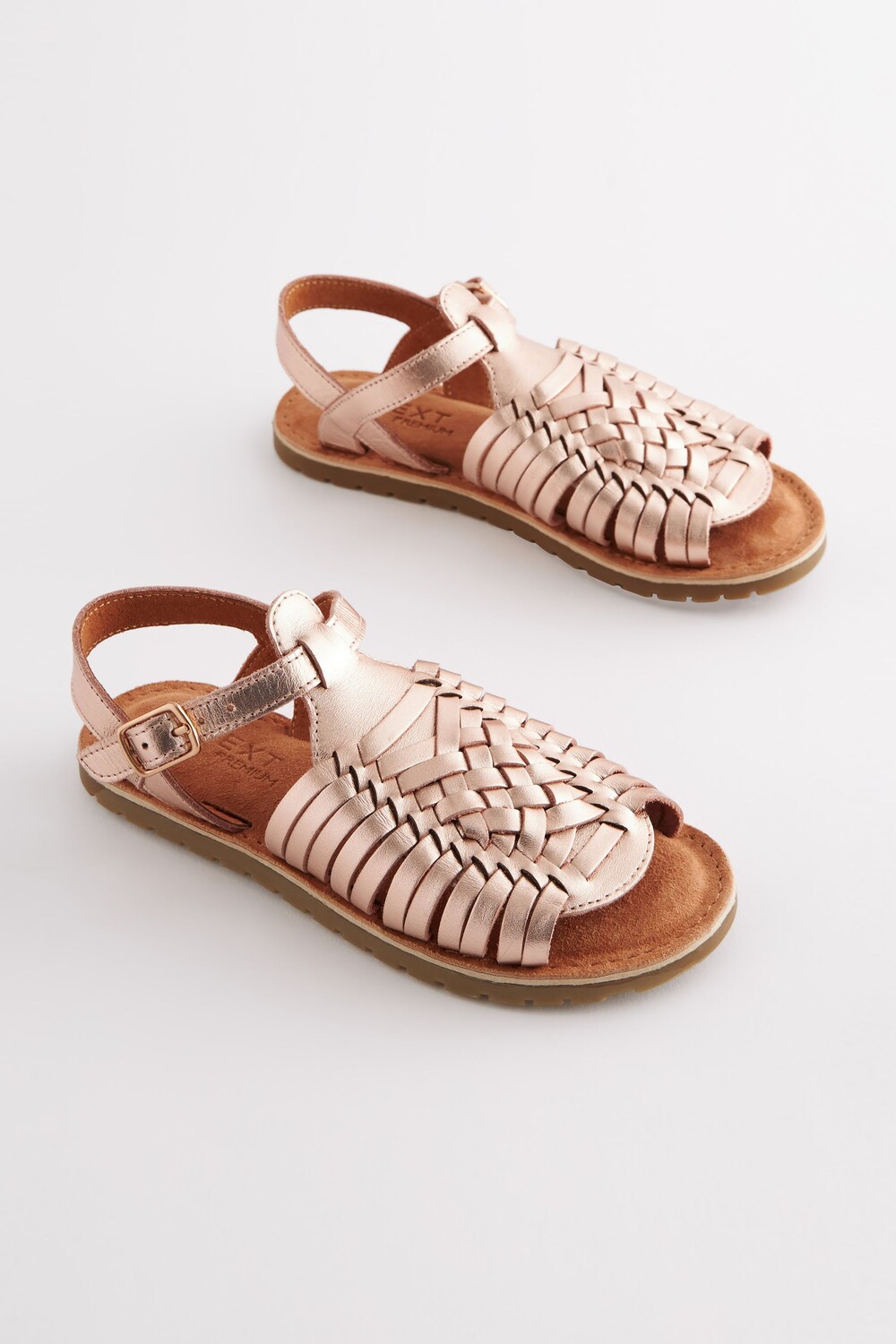 Сандалии из плетеной кожи Next, розовый
Сандалии из плетеной кожи Next, розовый