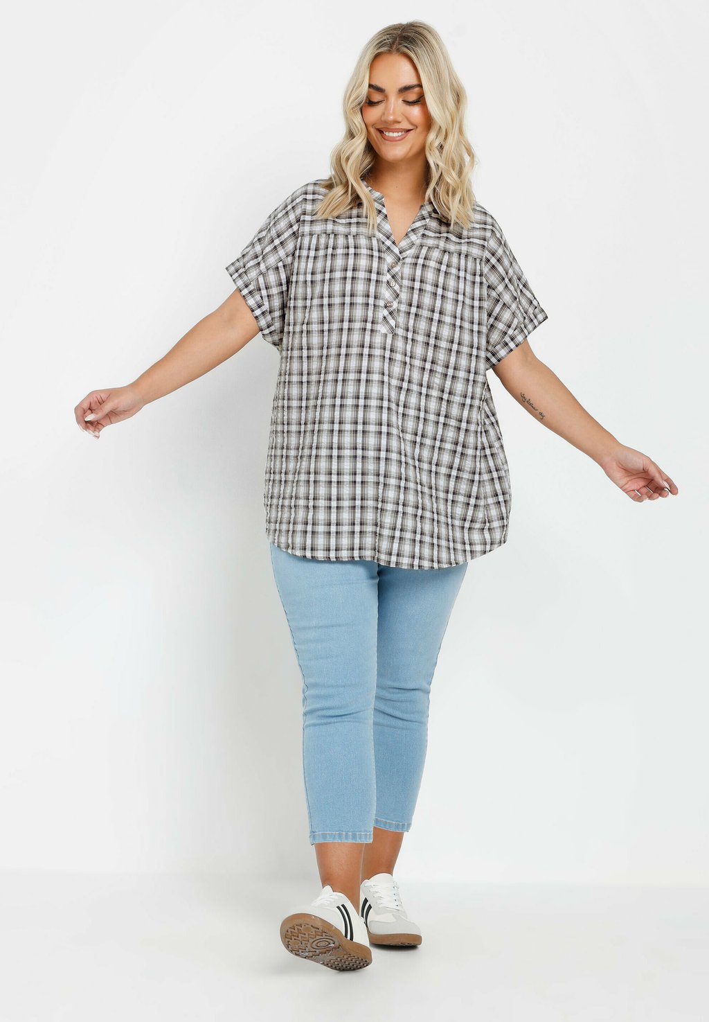 Блуза Yours Clothing, серый
Блуза Yours Clothing, серый