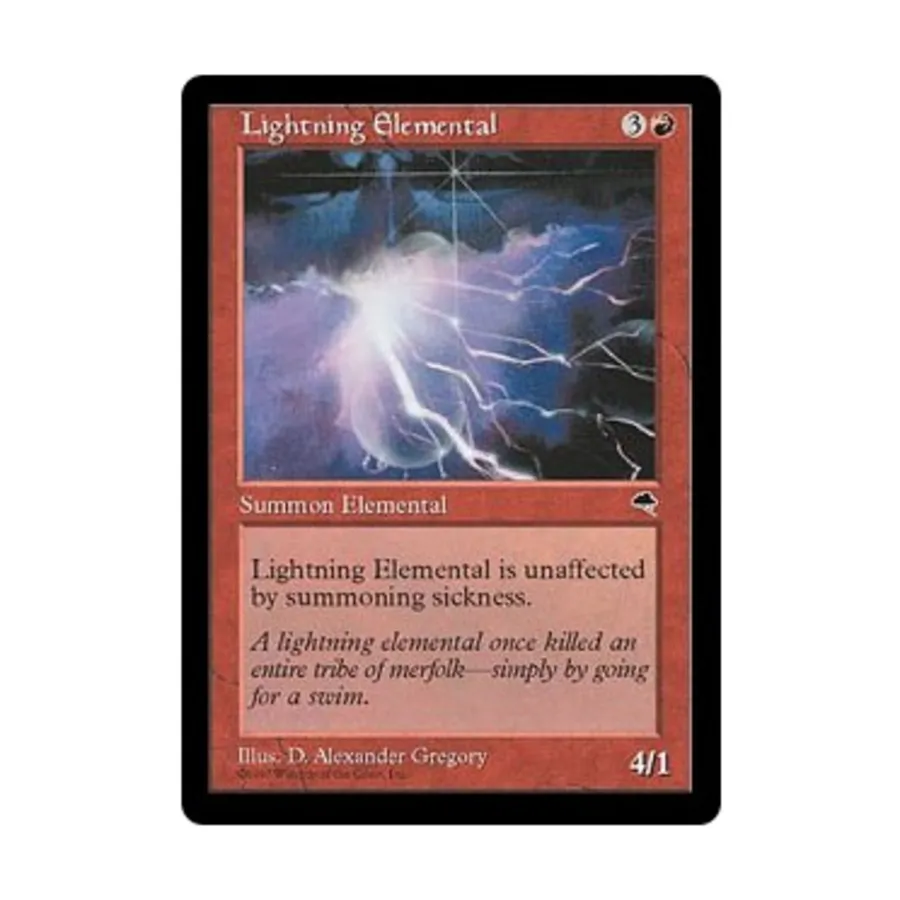 CCG Элементаль молнии (С), MTG - Tempest
CCG Элементаль молнии (С), MTG - Tempest