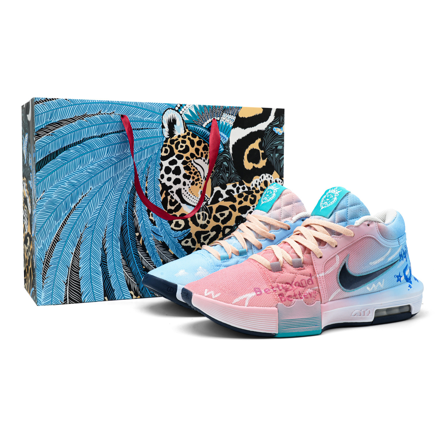 Nike Мужские баскетбольные кроссовки Witness 8 Island Journal Cushioning Lightweight низкие синий розовый
Nike Мужские баскетбольные кроссовки Witness 8 Island Journal Cushioning Lightweight низкие синий розовый