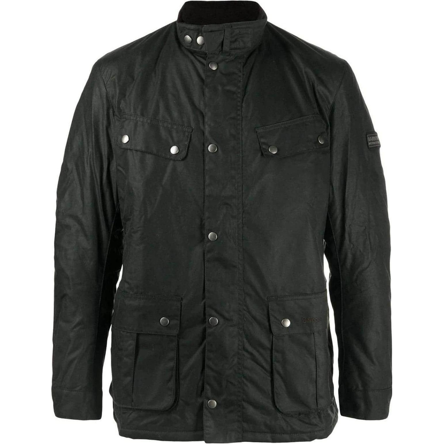 BARBOUR Восковая куртка с высоким воротником Duke, Green
BARBOUR Восковая куртка с высоким воротником Duke, Green