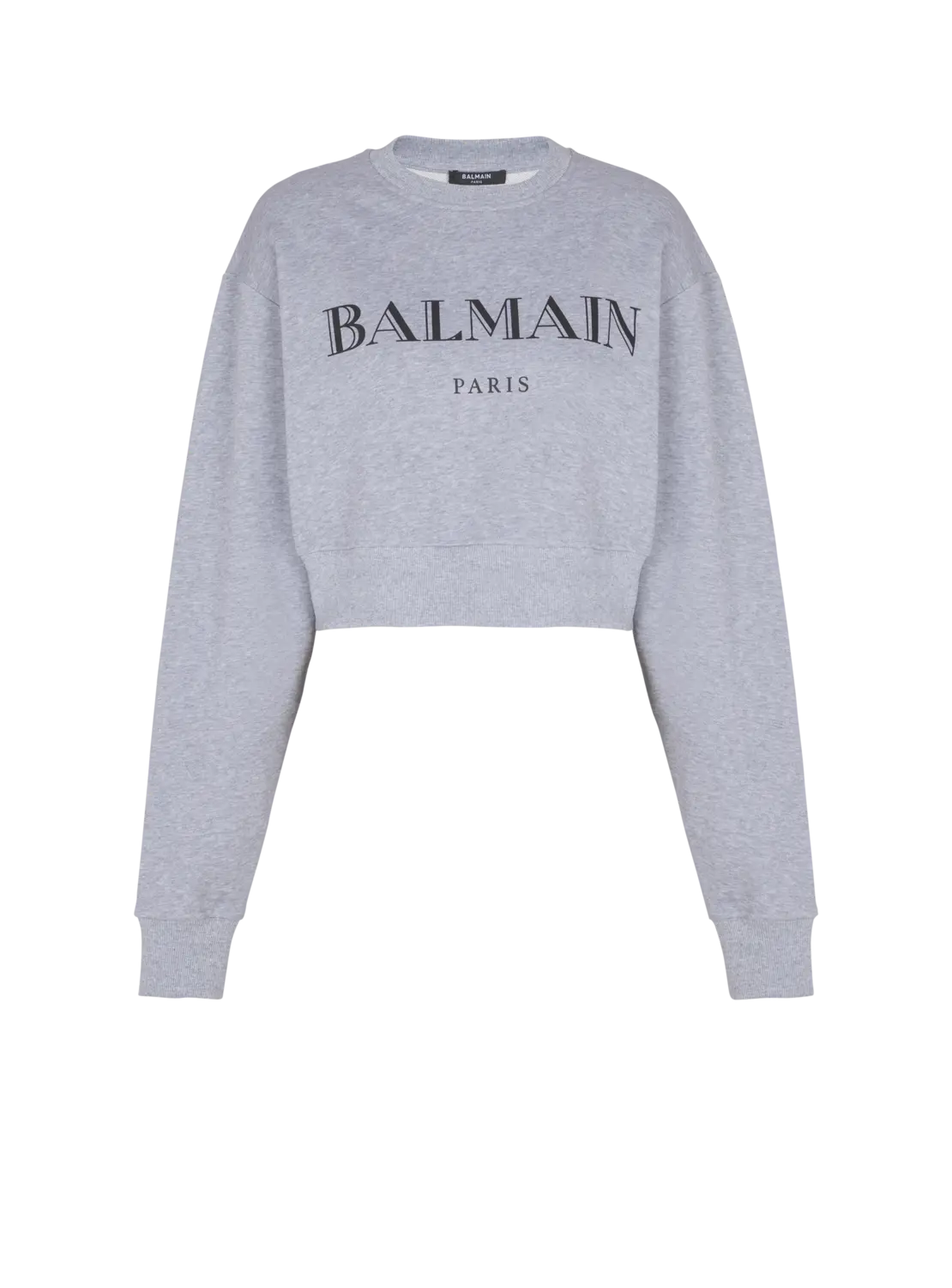 Свитшот Balmain с принтом и круглым вырезом, серый
Свитшот Balmain с принтом и круглым вырезом, серый