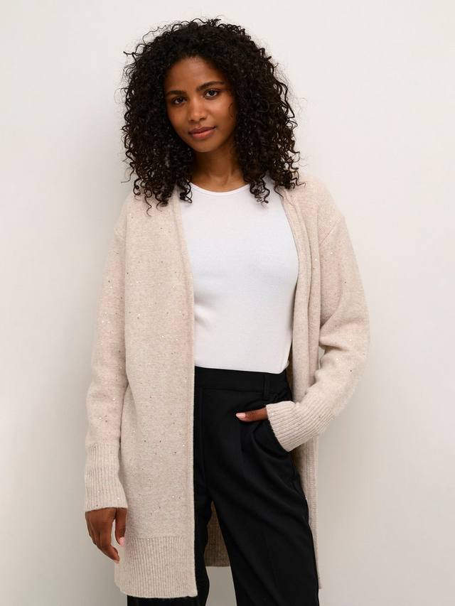 Кардиган с открытым вырезом и блестками цвета люэ KAFFE, цвет Gray Melange
Кардиган с открытым вырезом и блестками цвета люэ KAFFE, цвет Gray Melange