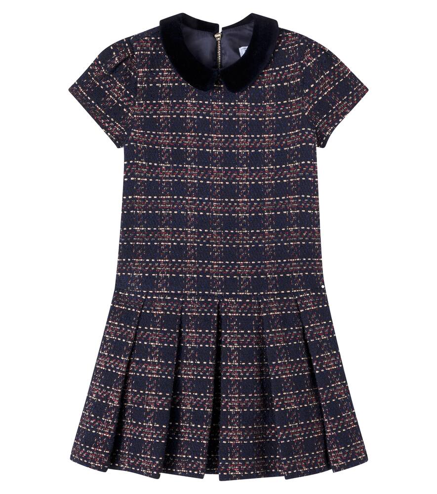 Платье из твида с бархатной отделкой Tartine et Chocolat, Marine
Платье из твида с бархатной отделкой Tartine et Chocolat, Marine