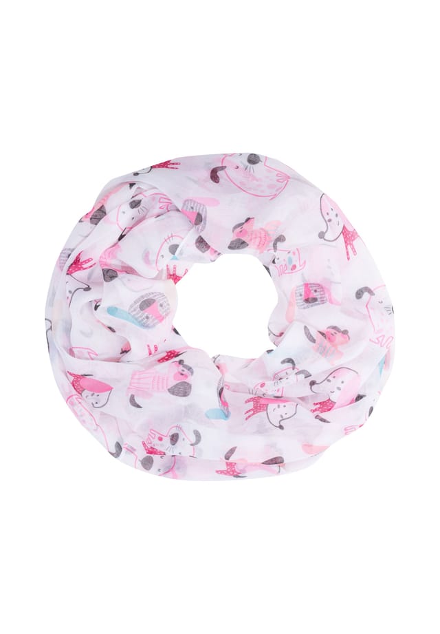 Шарф-Петля нала мягкая тонкая и легкая петля с рисунком собаки Seasons Of April, белый
Шарф-Петля нала мягкая тонкая и легкая петля с рисунком собаки Seasons Of April, белый