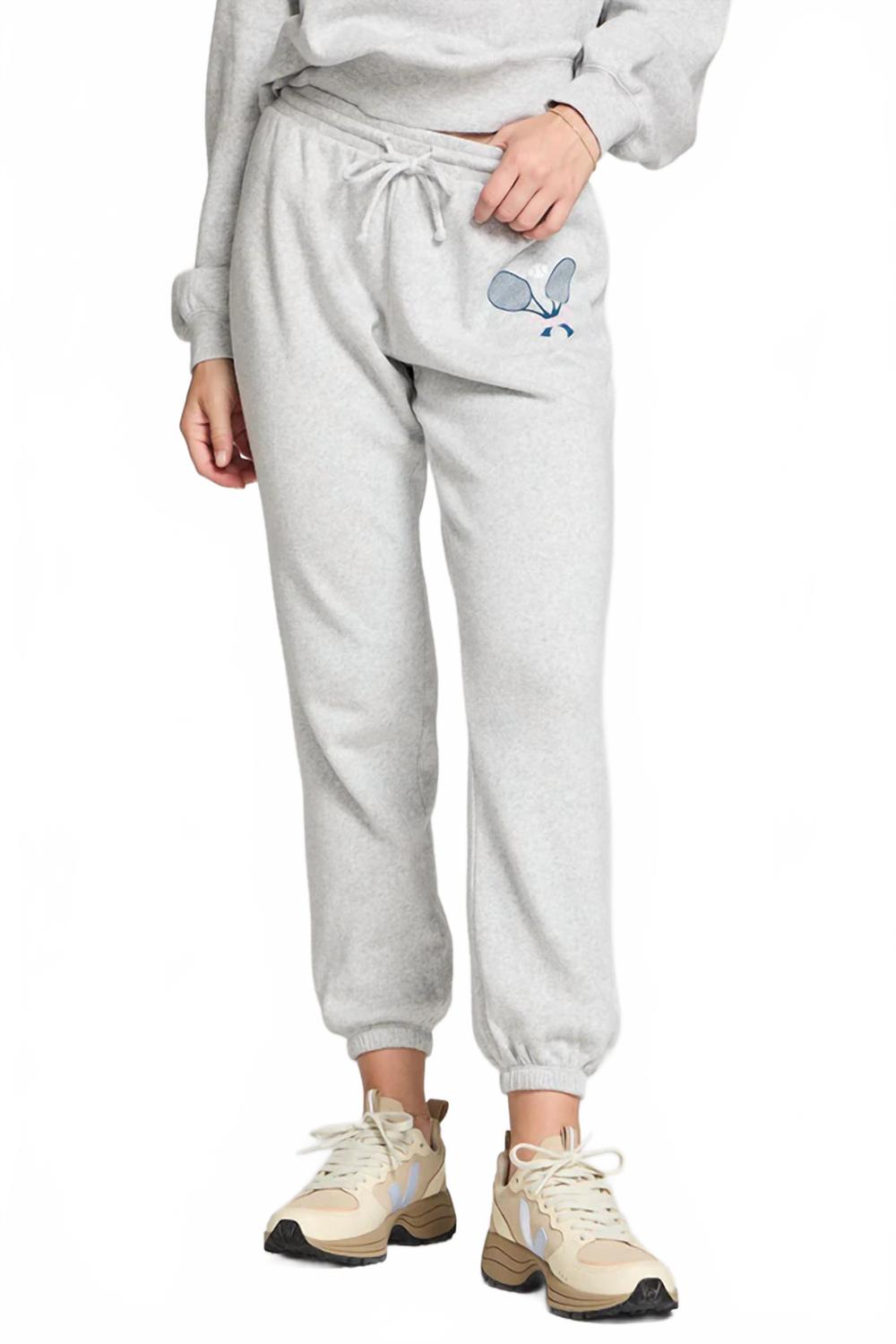 Брюки для теннисного клуба в сером меланже Chaser, серый 
Брюки для теннисного клуба в сером меланже Chaser, серый