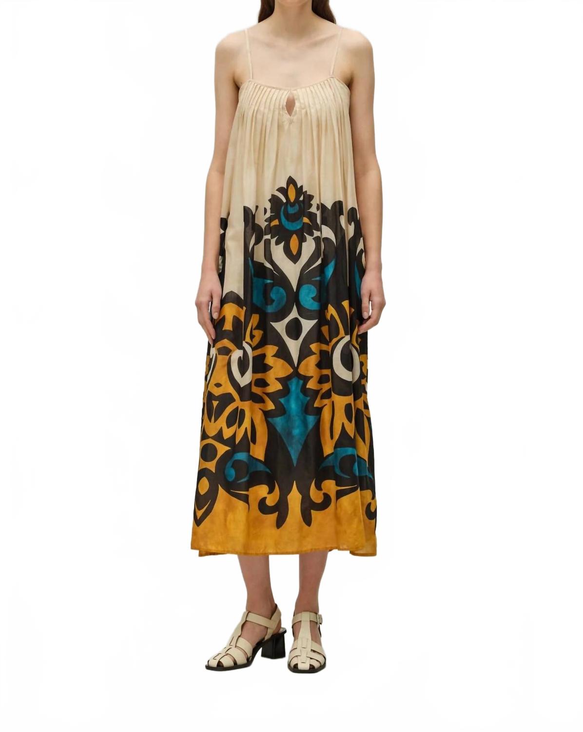 Платье Whitney макси из хлопка на тонких бретелях в бежевом цвете с принтом DEVOTION TWINS
Платье Whitney макси из хлопка на тонких бретелях в бежевом цвете с принтом DEVOTION TWINS