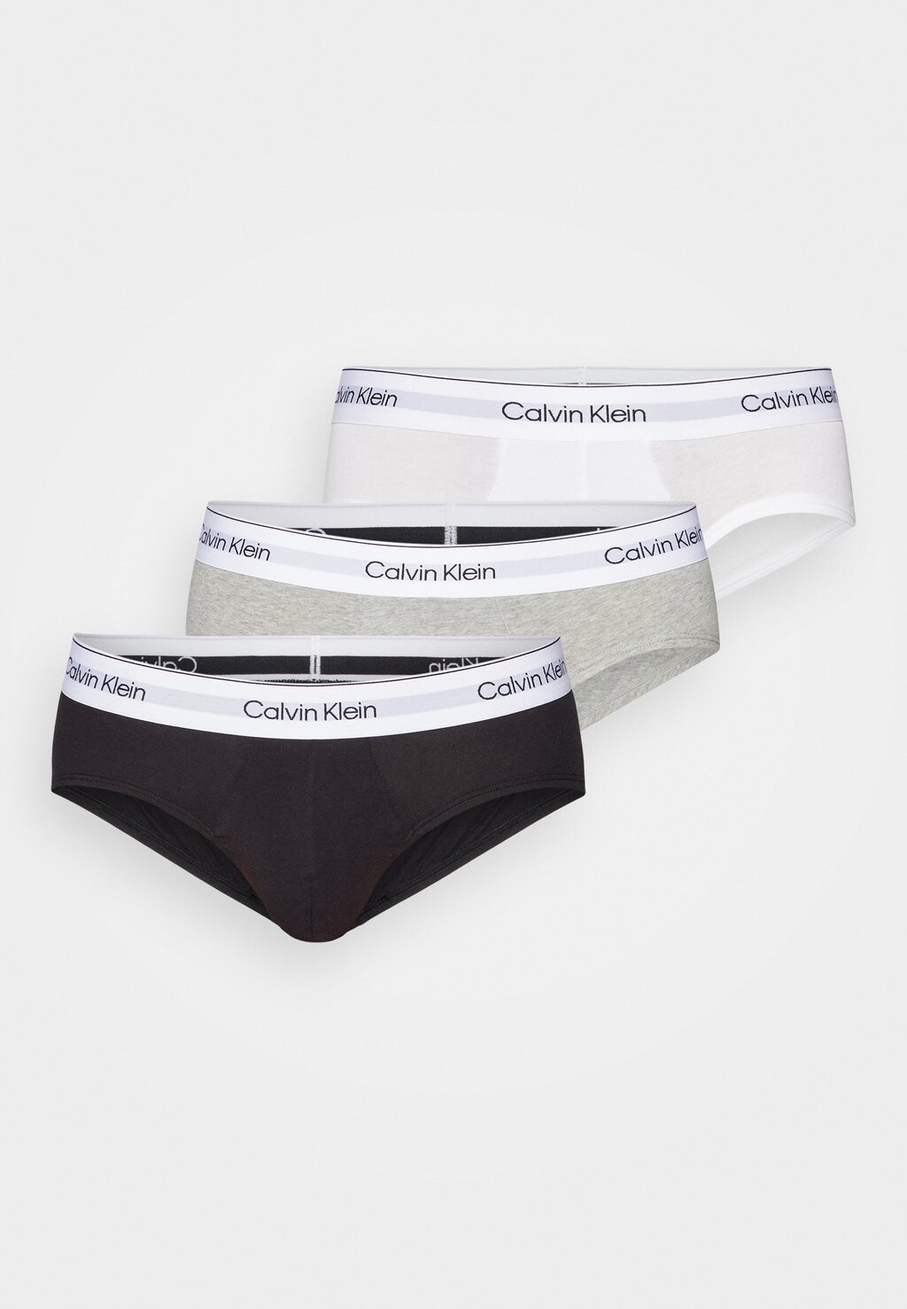 Трусы MODERN STRETCH HIP BRIEF 3 PACK Calvin Klein Underwear, черный 
Трусы MODERN STRETCH HIP BRIEF 3 PACK Calvin Klein Underwear, черный