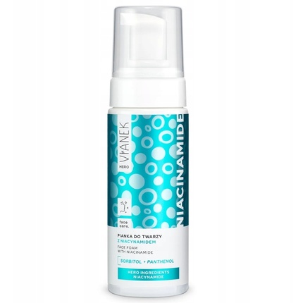 Hero Niacinamide Пенка для умывания с ниацинамидом, 150 мл Vianek
Hero Niacinamide Пенка для умывания с ниацинамидом, 150 мл Vianek