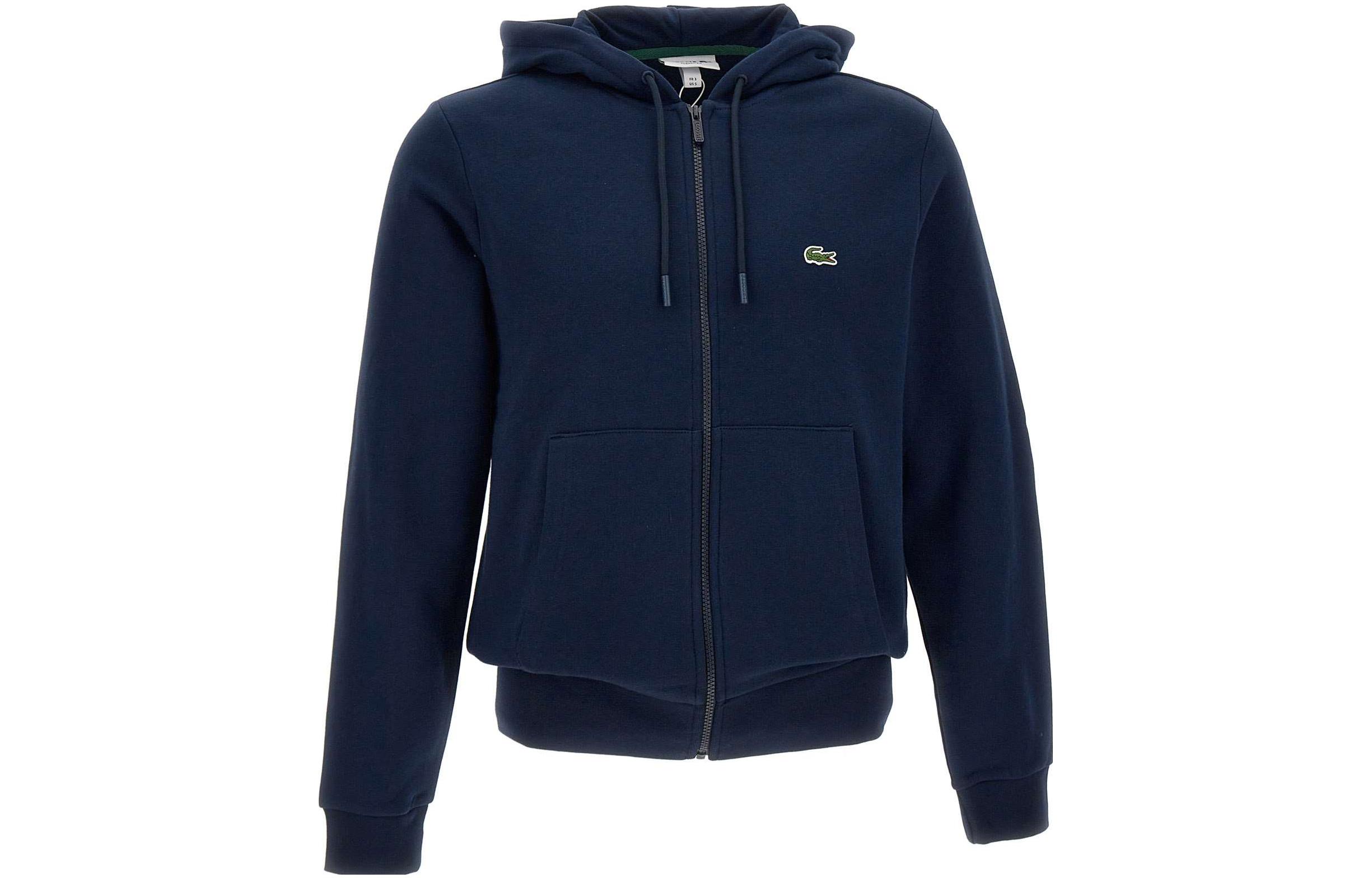 Худи с логотипом на молнии и шнурком LACOSTE, темно-синий
Худи с логотипом на молнии и шнурком LACOSTE, темно-синий