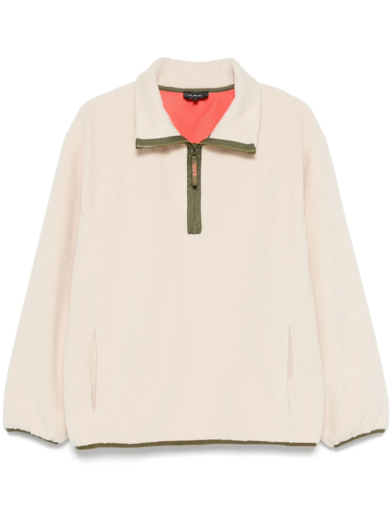 Толстовка на молнии A.P.C., белый
Толстовка на молнии A.P.C., белый