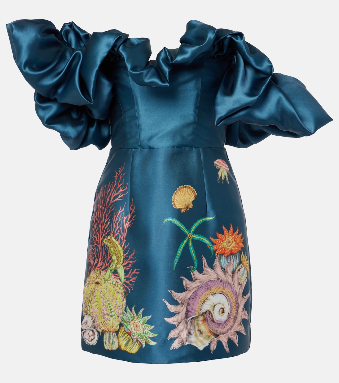 Мини-платье с принтом и оборками Dorian Alémais, темно-синий
Мини-платье с принтом и оборками Dorian Alémais, темно-синий