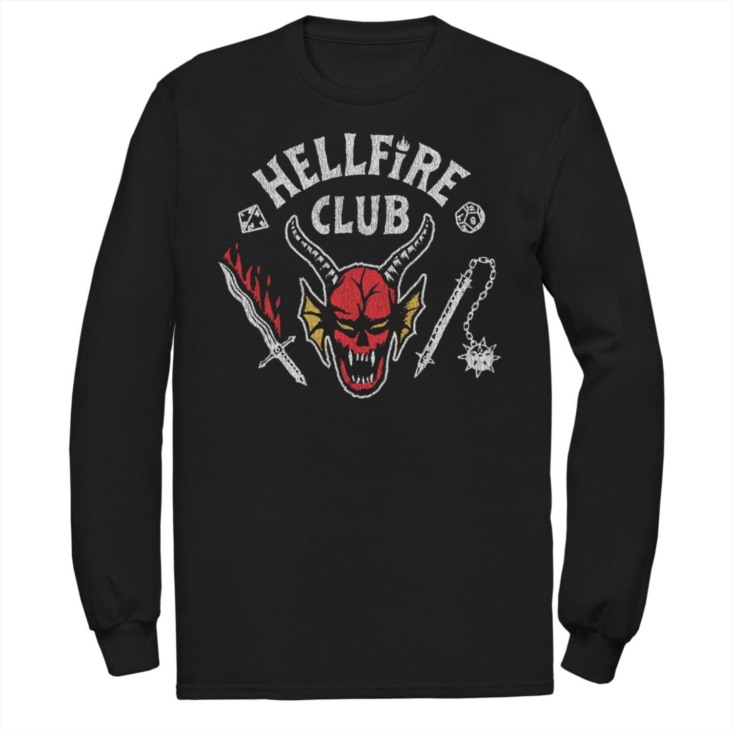 Мужская футболка Stranger Things Hellfire Club с гербом Licensed Character
Мужская футболка Stranger Things Hellfire Club с гербом Licensed Character