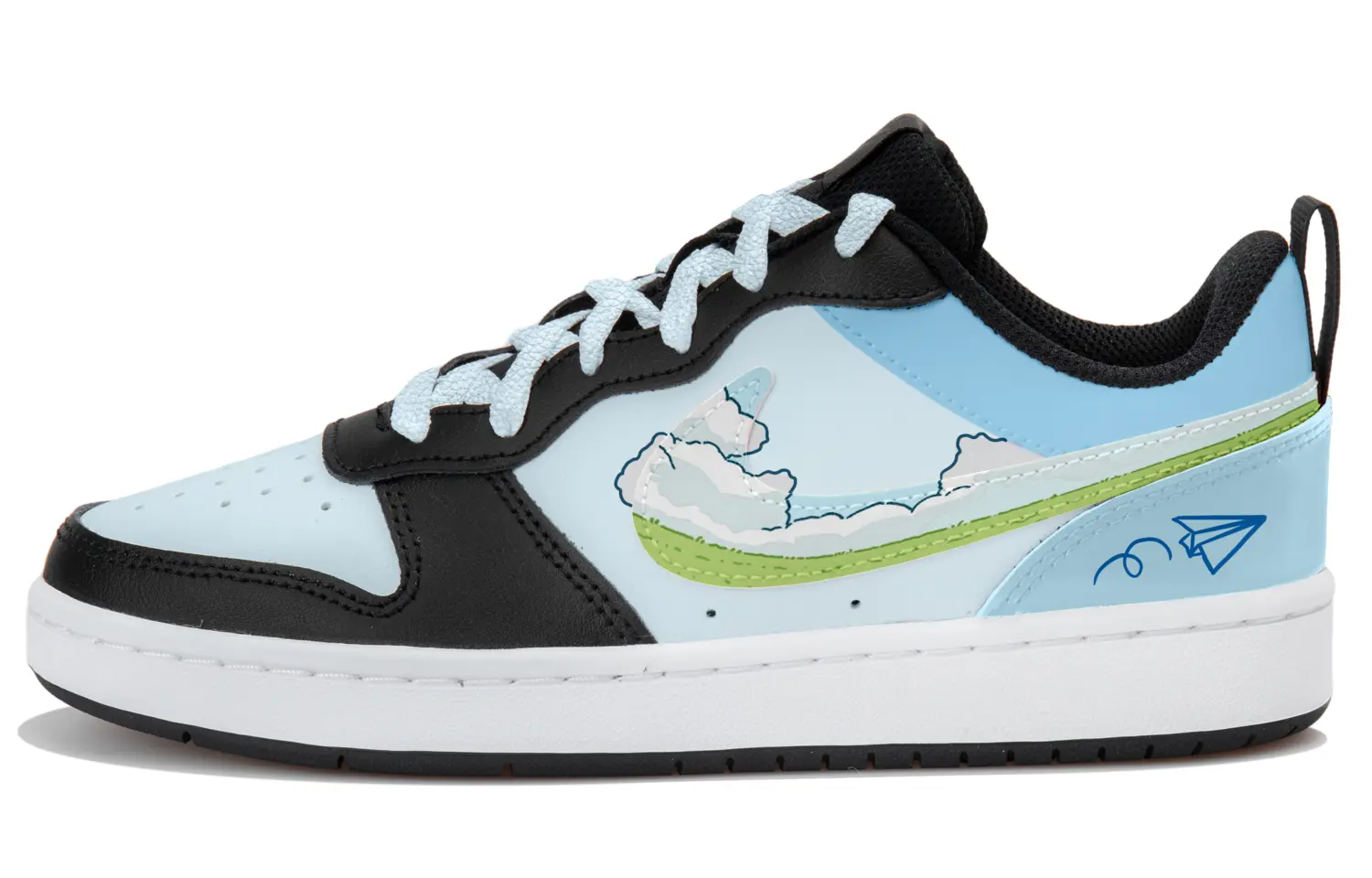 Nike Кроссовки для скейтбординга Court Borough Cloud Journey Paper Kite низкие черные синие детские
Nike Кроссовки для скейтбординга Court Borough Cloud Journey Paper Kite низкие черные синие детские