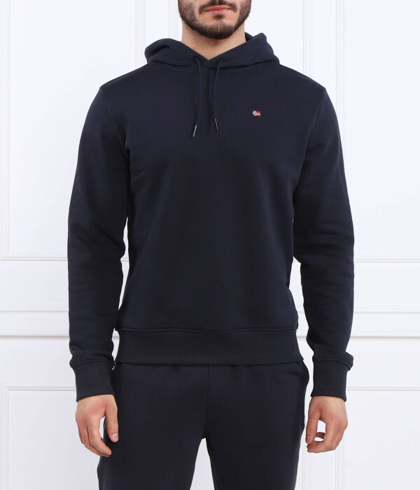 Толстовка мужская Napapijri Balis с капюшоном однотонная, синий
Толстовка мужская Napapijri Balis с капюшоном однотонная, синий