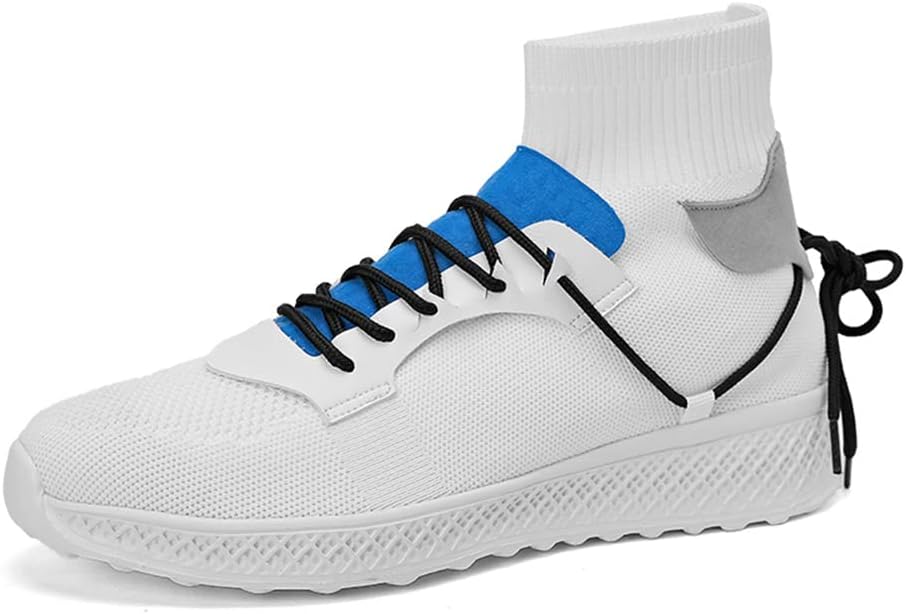 Мужские высокие носочные кроссовки Jakcuz, модные, без шнуровки, для повседневной носки, спортзала, путешествий и прогулок, белый
Мужские высокие носочные кроссовки Jakcuz, модные, без шнуровки, для повседневной носки, спортзала, путешествий и прогулок, белый