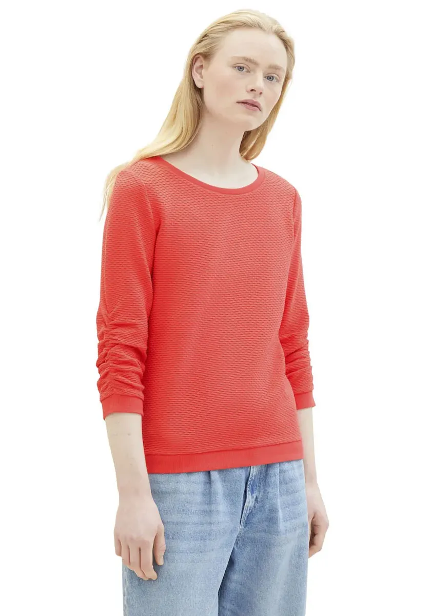 Джинсовая толстовка TOM TAILOR с поверхностью из специального материала Tom Tailor Denim, красный
Джинсовая толстовка TOM TAILOR с поверхностью из специального материала Tom Tailor Denim, красный