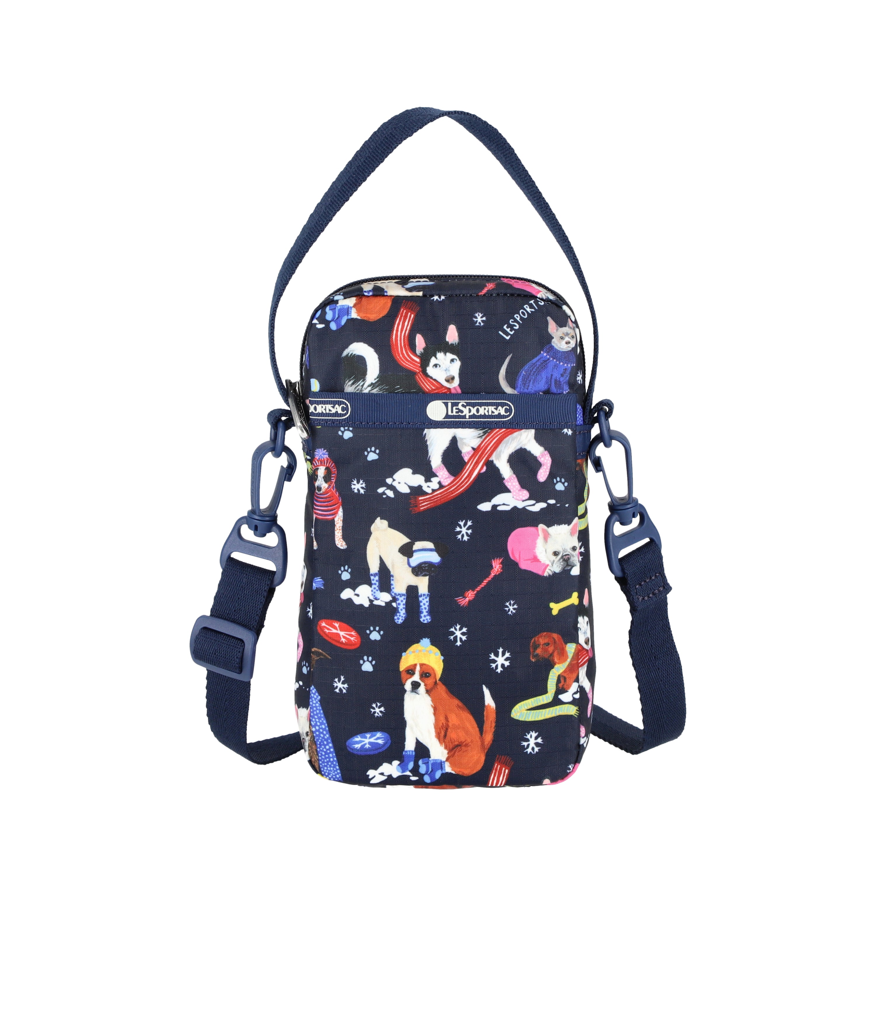 Мини-сумка для телефона через плечо LeSportsac, цвет snowy pups print, Белый, Мини-сумка для телефона через плечо LeSportsac, цвет snowy pups print
Мини-сумка для телефона через плечо LeSportsac, цвет snowy pups print, Белый, Мини-сумка для телефона через плечо LeSportsac, цвет snowy pups print