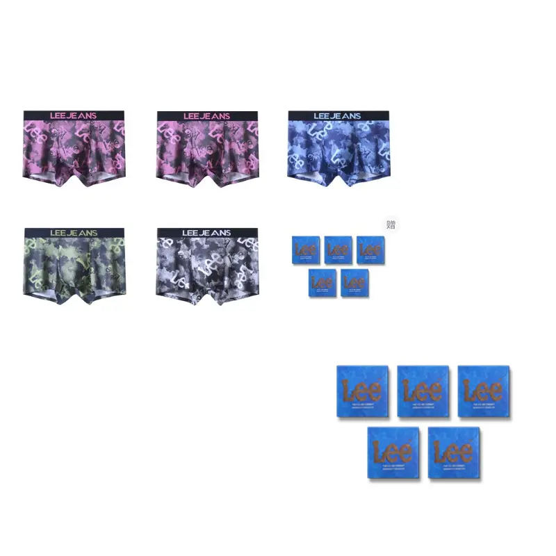 Lee Подарочный набор мужского белья 5 пар
Lee Подарочный набор мужского белья 5 пар
