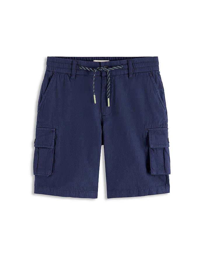 Шорты карго для мальчиков с окраской в готовом виде — малыши, подростки Scotch & Soda, синий
Шорты карго для мальчиков с окраской в готовом виде — малыши, подростки Scotch & Soda, синий