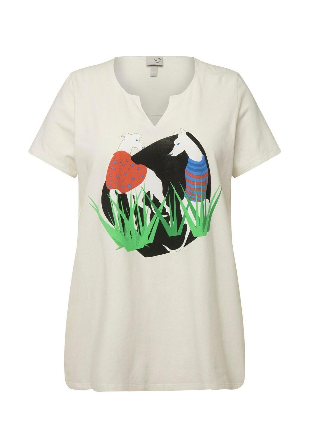 Футболка с принтом DOG SHORT SLEEVE SPLIT NECK GRAPHIC Ulla Popken, белый
Футболка с принтом DOG SHORT SLEEVE SPLIT NECK GRAPHIC Ulla Popken, белый