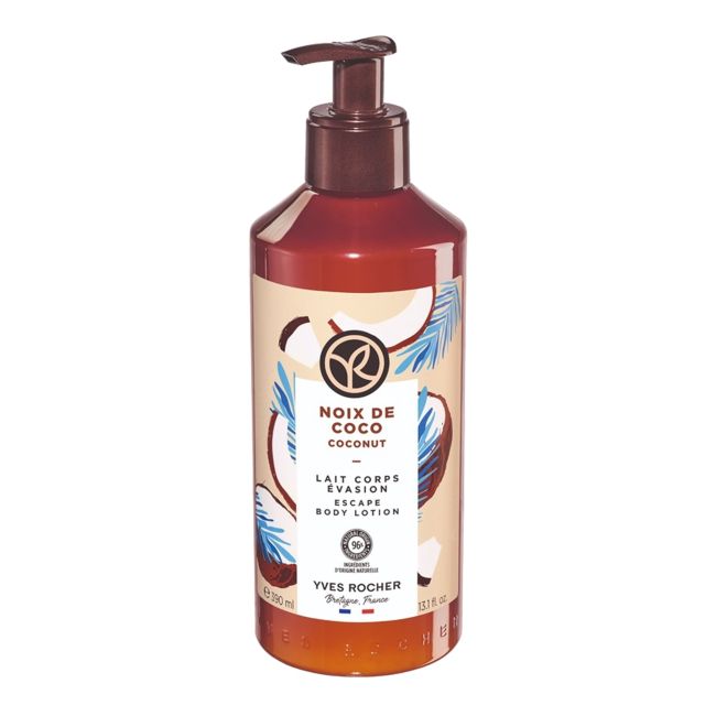 Кокосовый лосьон для тела Yves Rocher, 390 мл
Кокосовый лосьон для тела Yves Rocher, 390 мл