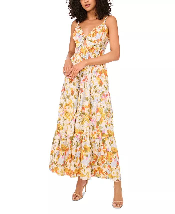 Женское бесшовное макси-платье с V-образным вырезом и ярусами MSK, зеленый
Женское бесшовное макси-платье с V-образным вырезом и ярусами MSK, зеленый