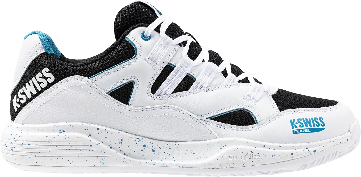 Мужские падельные кроссовки K-Swiss Tura Team, белый/черный/синий
Мужские падельные кроссовки K-Swiss Tura Team, белый/черный/синий