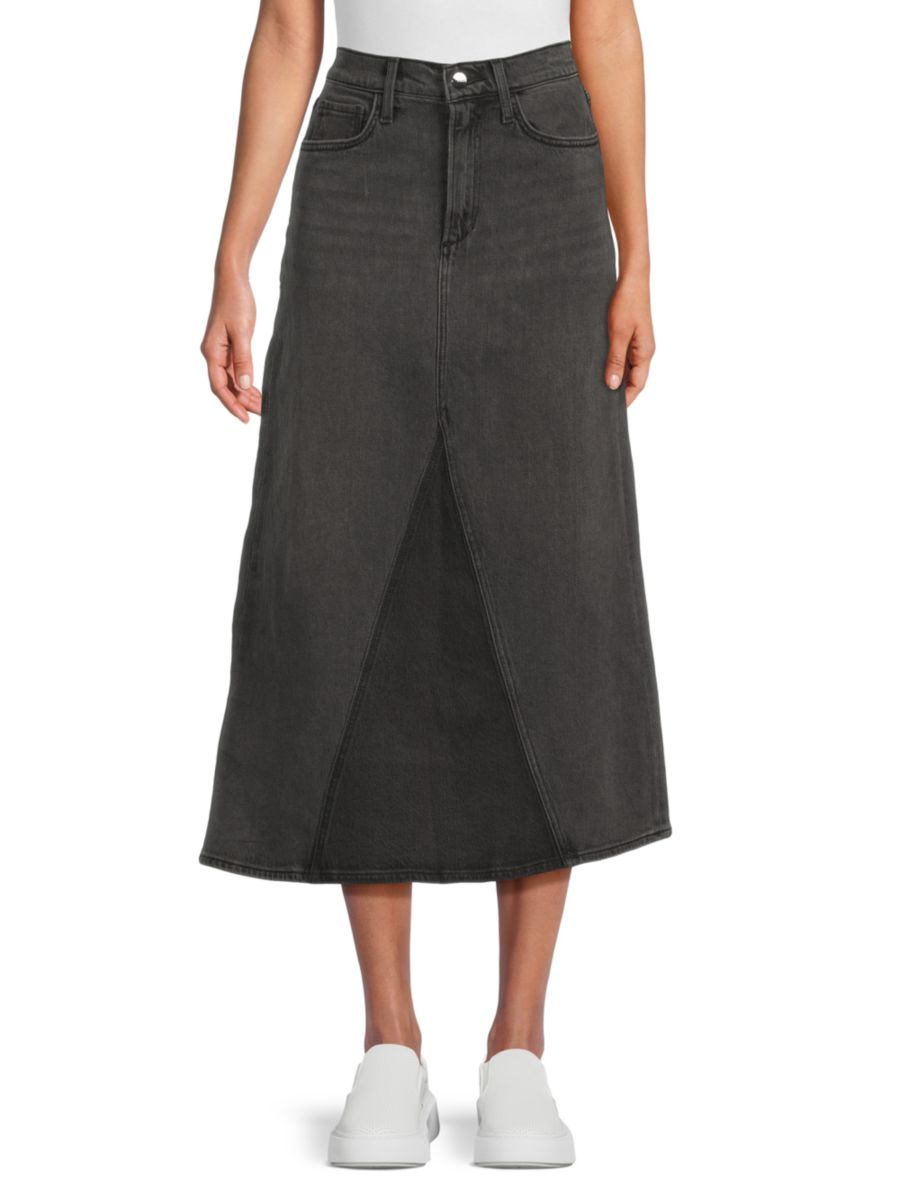 Юбка-миди из денима Tulie Whiskered Joe's Jeans, цвет With Grace
Юбка-миди из денима Tulie Whiskered Joe's Jeans, цвет With Grace