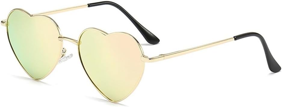 Солнцезащитные очки в форме сердца для женщин, цветные, из поликарбоната, с пластиковыми линзами, металлической оправой и шарнирным креплением, защита от УФ-излучения UV400 VFDHN, C6
Солнцезащитные очки в форме сердца для женщин, цветные, из поликарбоната, с пластиковыми линзами, металлической оправой и шарнирным креплением, защита от УФ-излучения UV400 VFDHN, C6