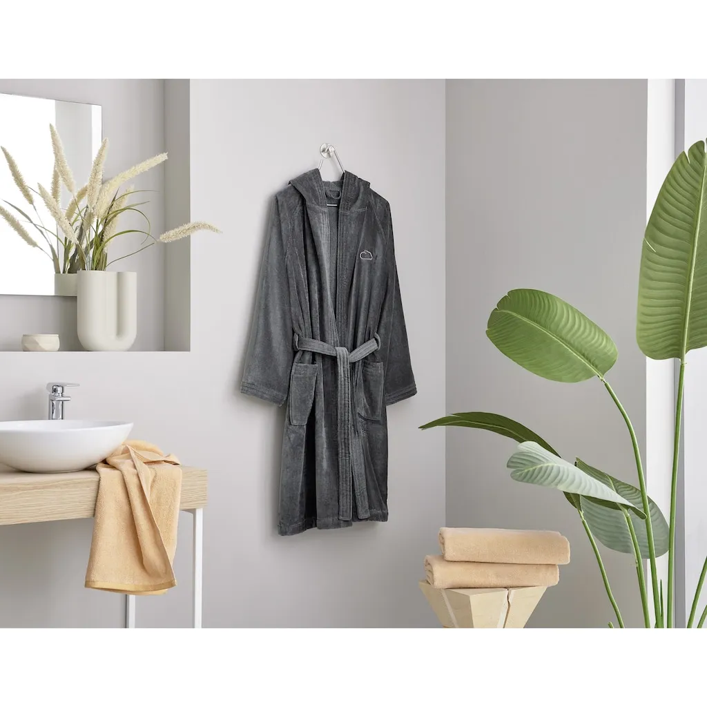 Unisex-халат Chill, идеально для сауны и спа, гостиничный халат, утренний халат 1 шт., для женщин и мужчин, однотонные цвета, два кармана, S/M, L/XL Kleine Wolke, антрацит
Unisex-халат Chill, идеально для сауны и спа, гостиничный халат, утренний халат 1 шт., для женщин и мужчин, однотонные цвета, два кармана, S/M, L/XL Kleine Wolke, антрацит