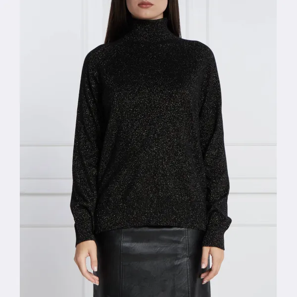 Шерстяная водолазка стандартного кроя с добавлением кашемира Twin-Set, черный
Шерстяная водолазка стандартного кроя с добавлением кашемира Twin-Set, черный