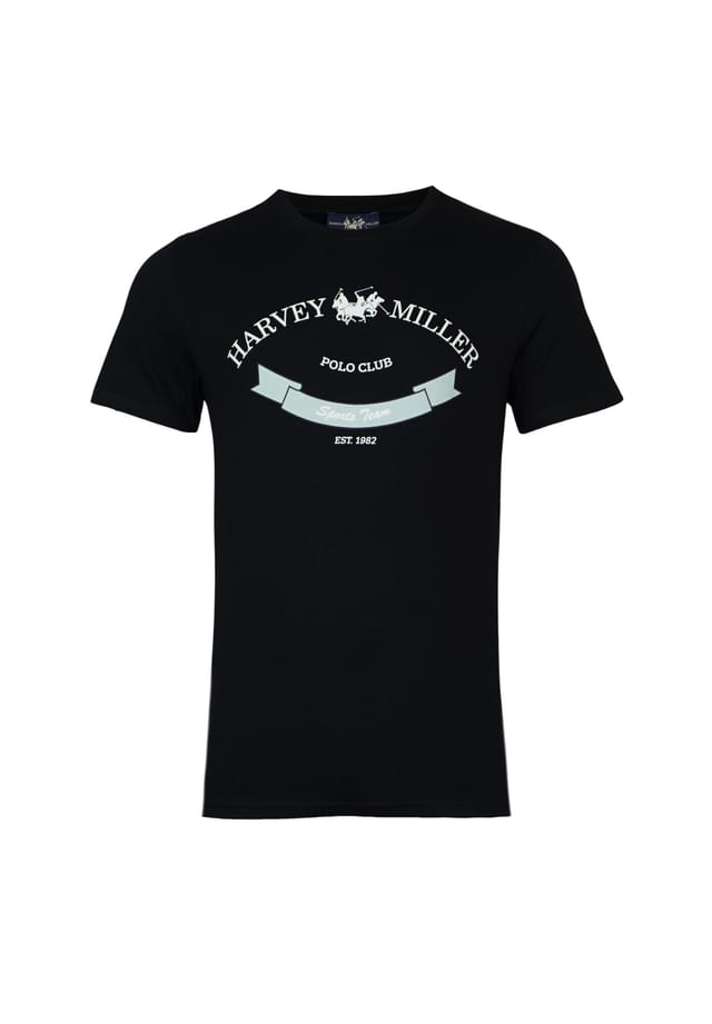 Футболка с коротким рукавом спортивная команда Harvey Miller, черный
Футболка с коротким рукавом спортивная команда Harvey Miller, черный