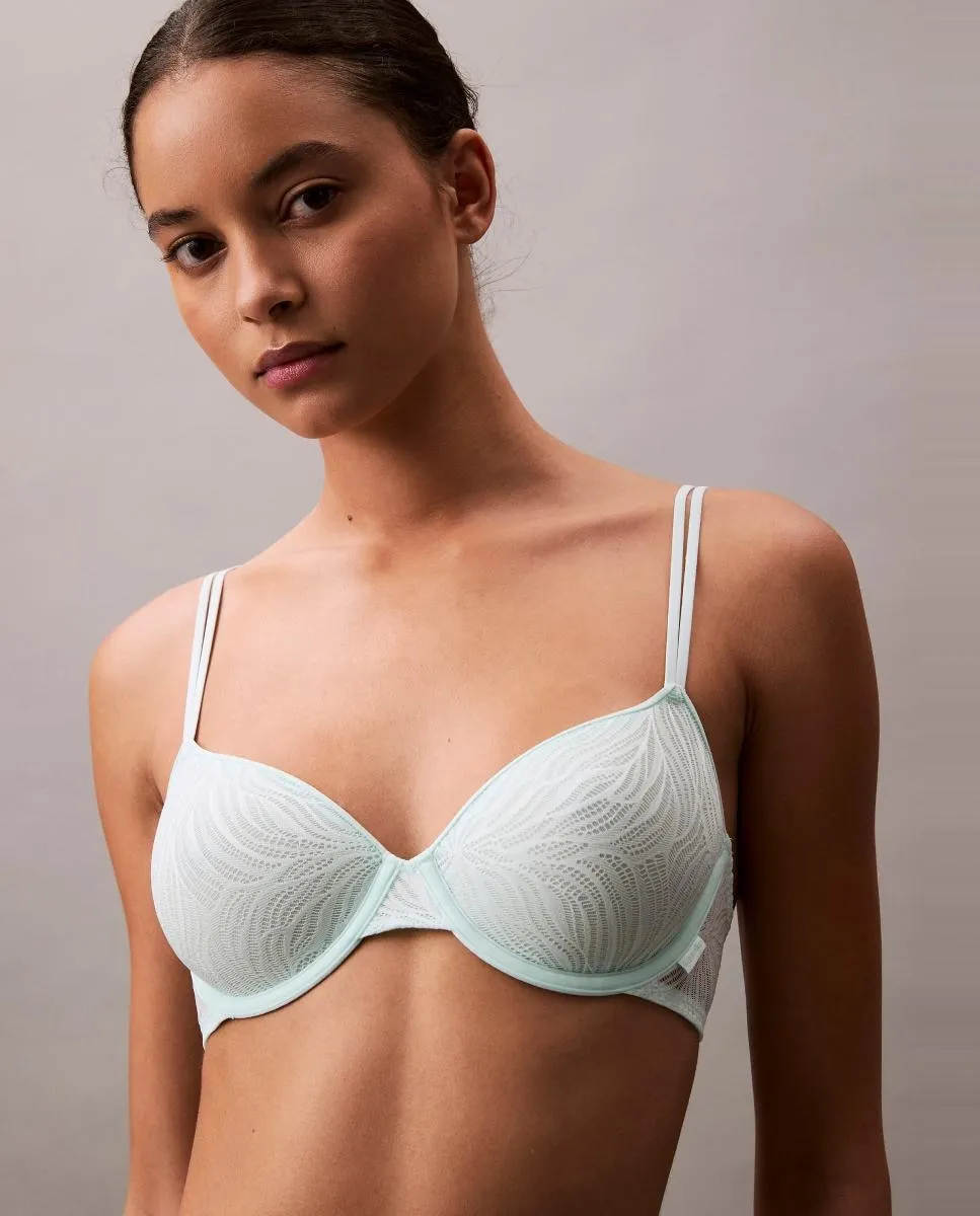 Классический бюстгальтер с косточками SHEER MARQ LACE Calvin Klein, бирюзовый
Классический бюстгальтер с косточками SHEER MARQ LACE Calvin Klein, бирюзовый