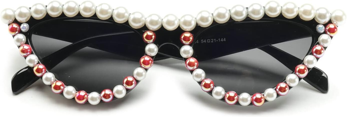 Женские солнцезащитные очки «кошачий глаз» маленького размера с кристаллами и жемчугом, в блестящем стиле, с бриллиантами и защитой от УФ-излучения UV400 COTIA, White Red
Женские солнцезащитные очки «кошачий глаз» маленького размера с кристаллами и жемчугом, в блестящем стиле, с бриллиантами и защитой от УФ-излучения UV400 COTIA, White Red