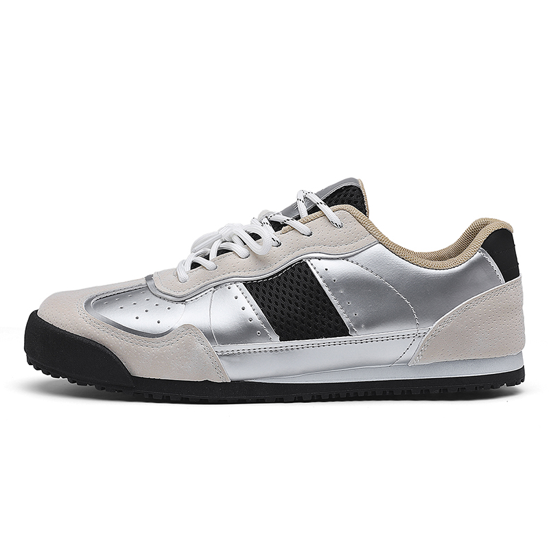 NANJIREN Серебряные мужские скейтерские кроссовки с противоскользящей подошвой, амортизацией, износостойкие, легкие, дышащие, низкие, цвет Silver
NANJIREN Серебряные мужские скейтерские кроссовки с противоскользящей подошвой, амортизацией, износостойкие, легкие, дышащие, низкие, цвет Silver