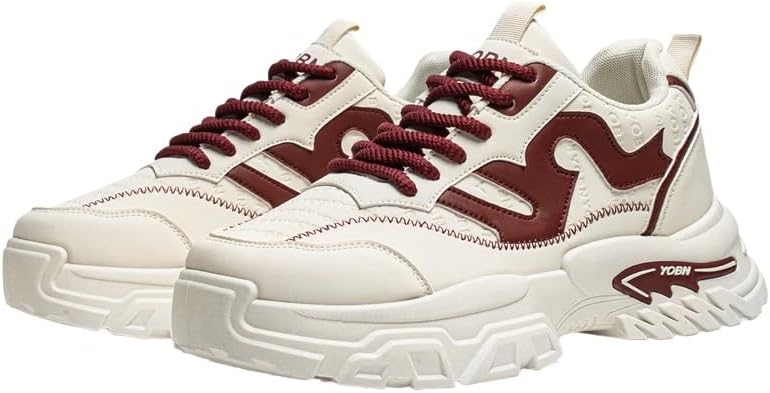 Мужские спортивные кроссовки большого размера с легкой конструкцией и толстой подошвой. Модные, удобные и повседневные. Шнуровка. Противоскользящие и долговечные. Подходят для всех сезонов Clolinde, белый/красный
Мужские спортивные кроссовки большого размера с легкой конструкцией и толстой подошвой. Модные, удобные и повседневные. Шнуровка. Противоскользящие и долговечные. Подходят для всех сезонов Clolinde, белый/красный