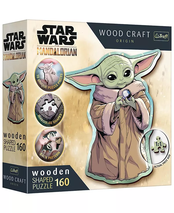 Деревянные пазлы Trefl Wood Craft, 160 деталей, деревянный пазл - Звездные войны - Grogu Trefl, multi-color
Деревянные пазлы Trefl Wood Craft, 160 деталей, деревянный пазл - Звездные войны - Grogu Trefl, multi-color