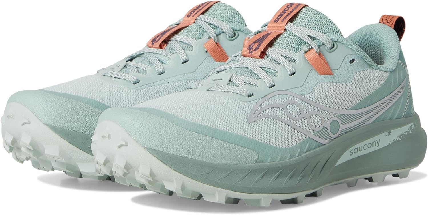 Мужские кроссовки для трейлового бега Saucony Peregrine 15, Mist/Aloe
Мужские кроссовки для трейлового бега Saucony Peregrine 15, Mist/Aloe