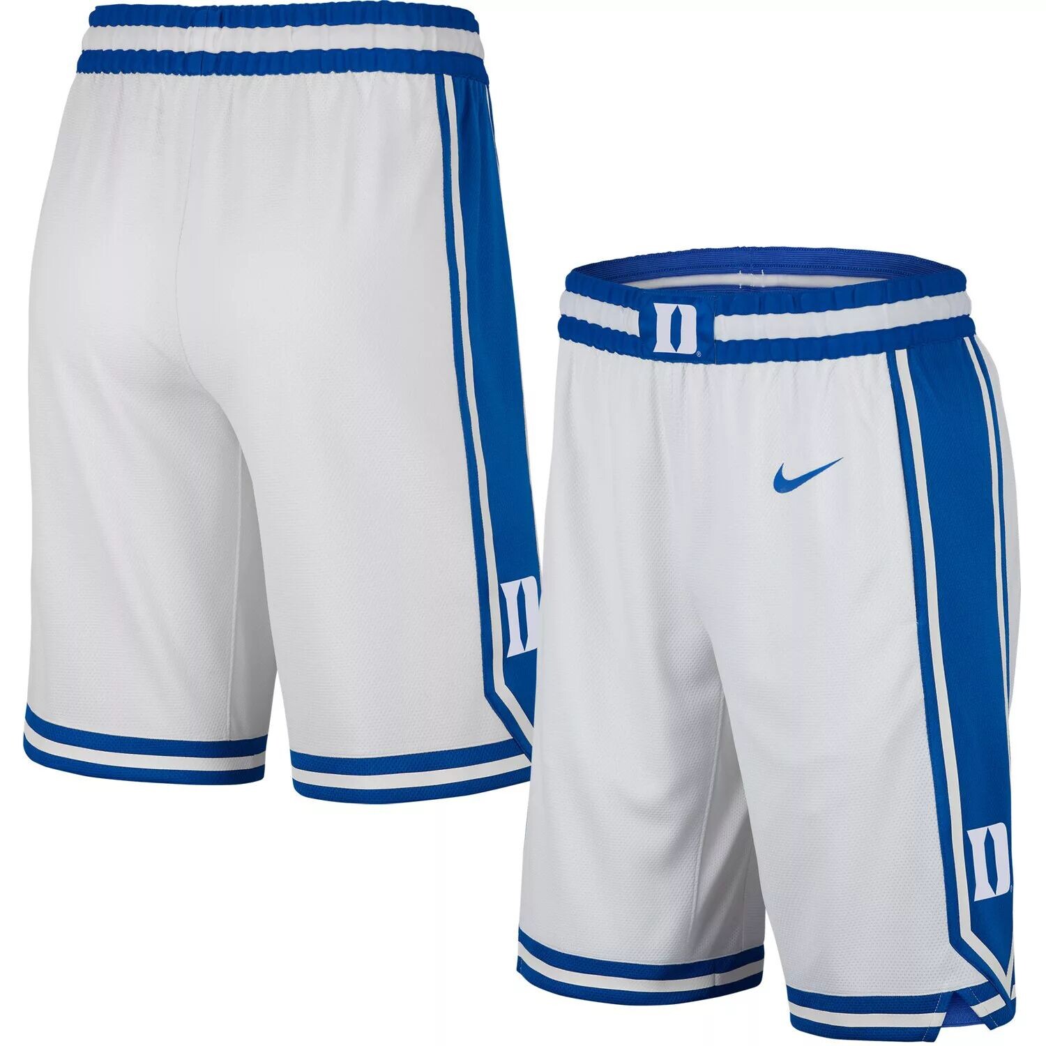 Мужские белые баскетбольные шорты Duke Blue Devils Replica Team Nike
Мужские белые баскетбольные шорты Duke Blue Devils Replica Team Nike