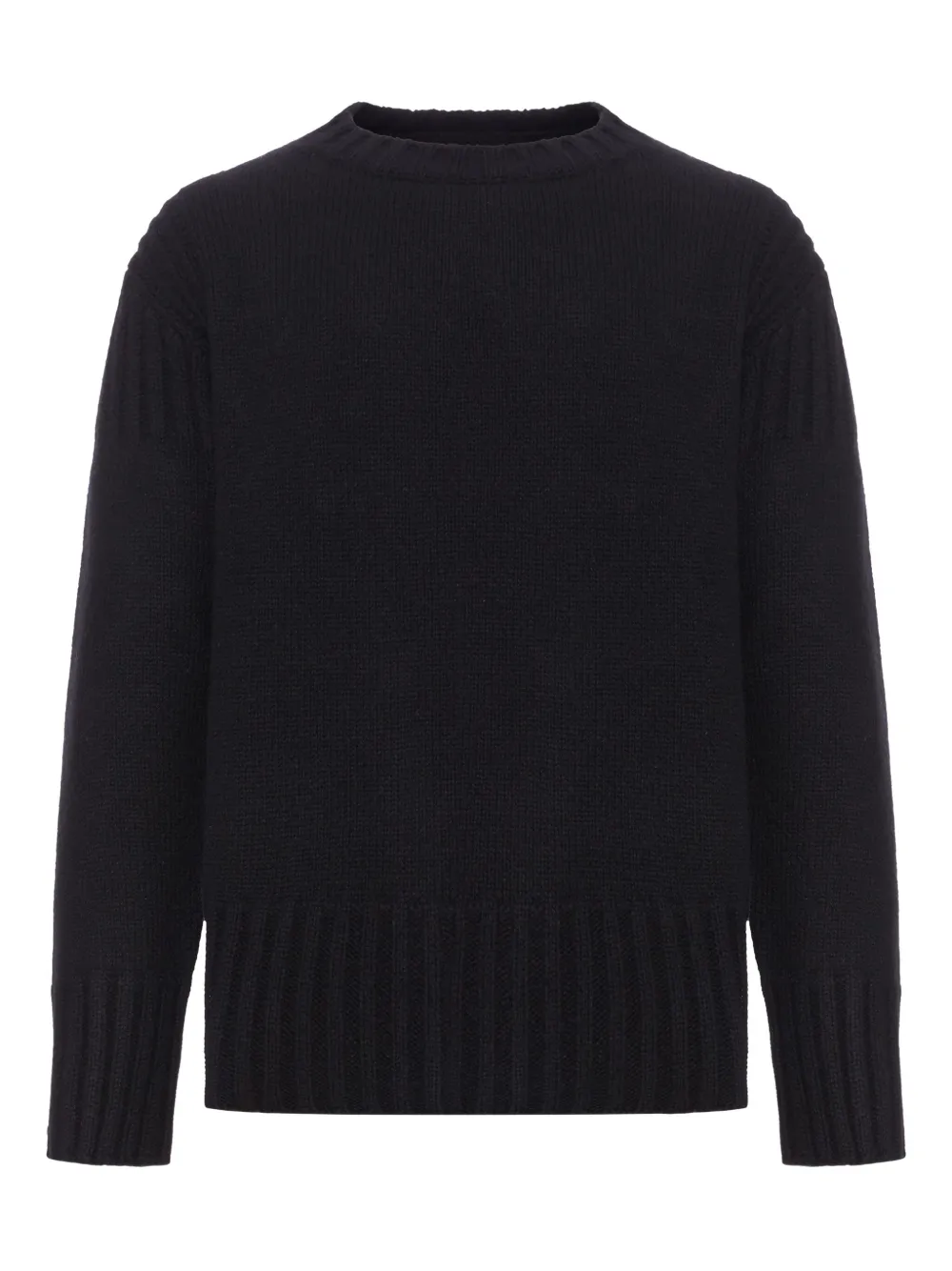 Кашемировый свитер с ребристыми манжетами JIL SANDER, черный
Кашемировый свитер с ребристыми манжетами JIL SANDER, черный