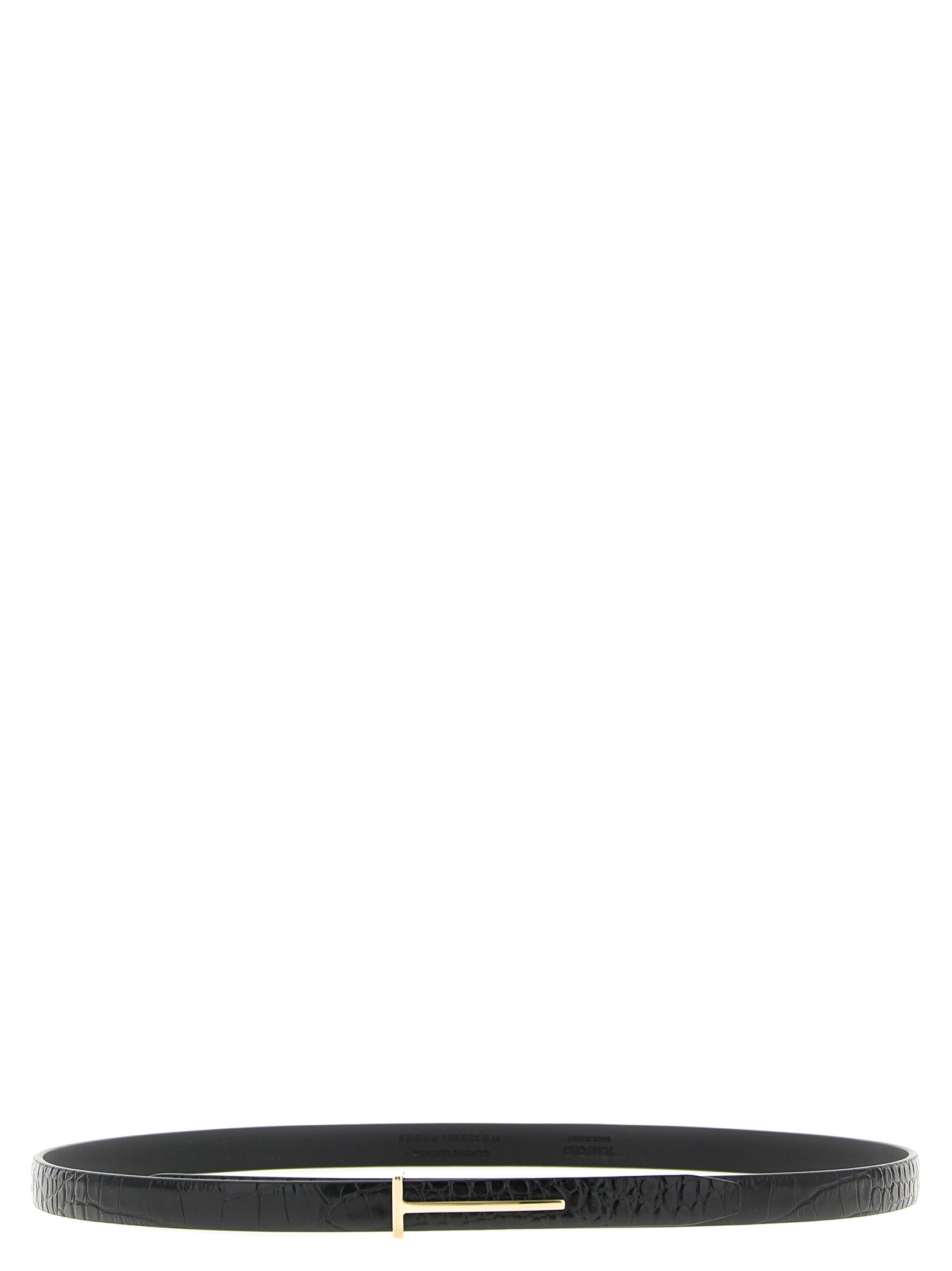 Ремень из крокодиловой кожи TOM FORD, черный
Ремень из крокодиловой кожи TOM FORD, черный